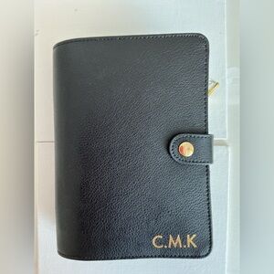 BlackKikki K planner agenda medium size gold rings